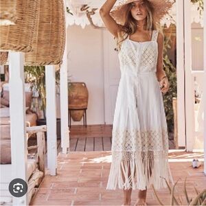 LoveShackFancy Eve Fringe Dress